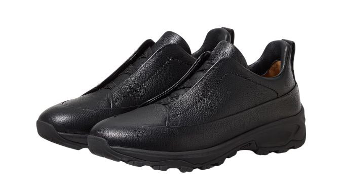 Zegna 'Black Leather'
