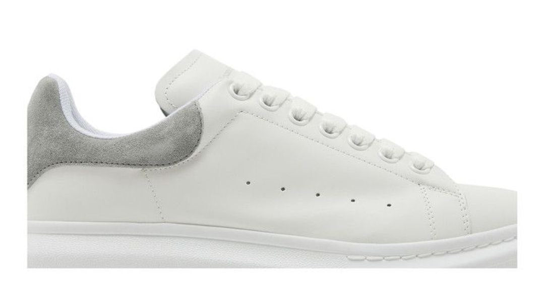 Alexander McQueen Oversized 'White Grey Suede'