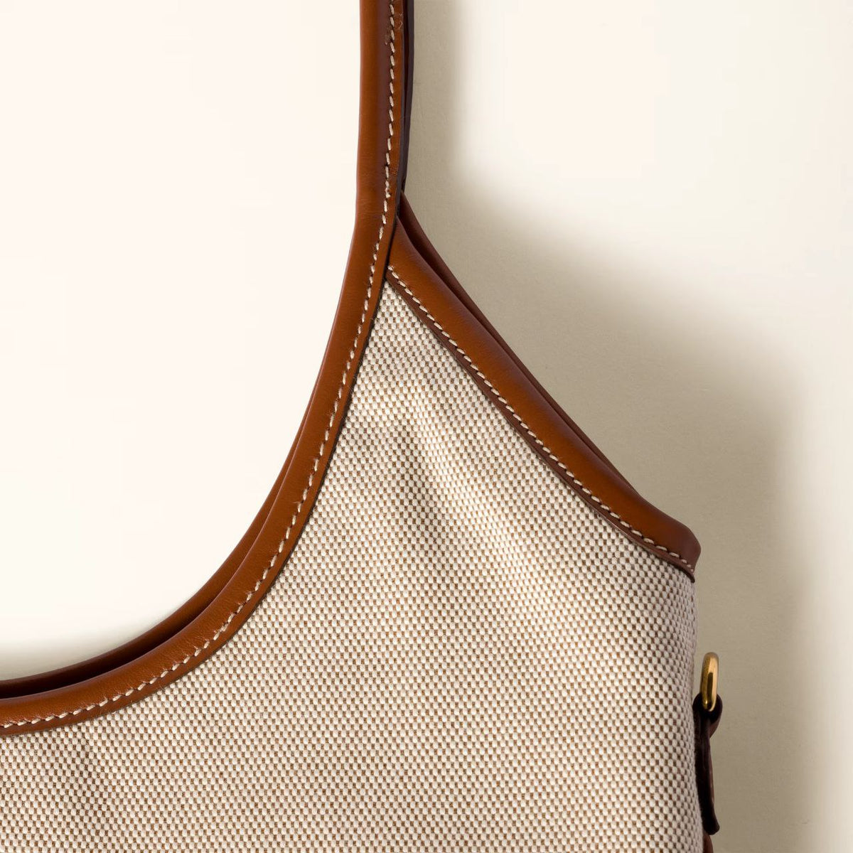 miu miu IVY canvas and leather bag