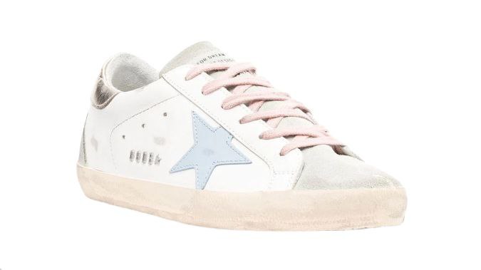 Golden Goose Super-star White Silver Ice Blue