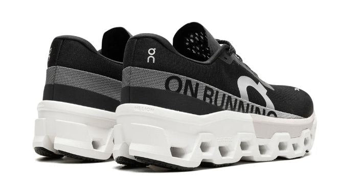On Cloudmonster 2 'Black White'