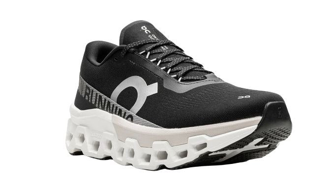 On Cloudmonster 2 'Black White'