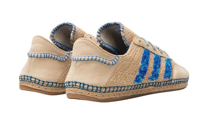 Adidas Gazelle 'Linen Khaki/ Light Blue'