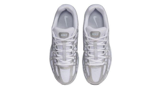 Nike p-6000 'White Blue Tint Sail Metallic Silver'