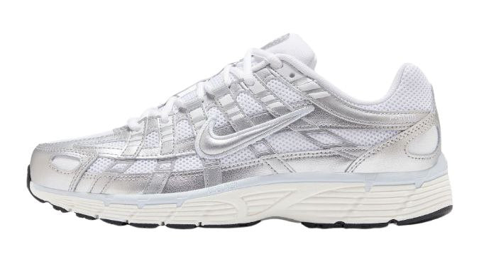 Nike p-6000 'White Blue Tint Sail Metallic Silver'