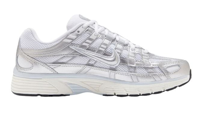Nike p-6000 'White Blue Tint Sail Metallic Silver'