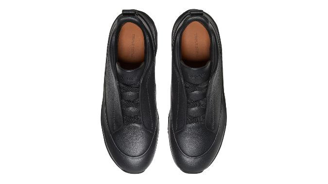 Zegna 'Black Leather'