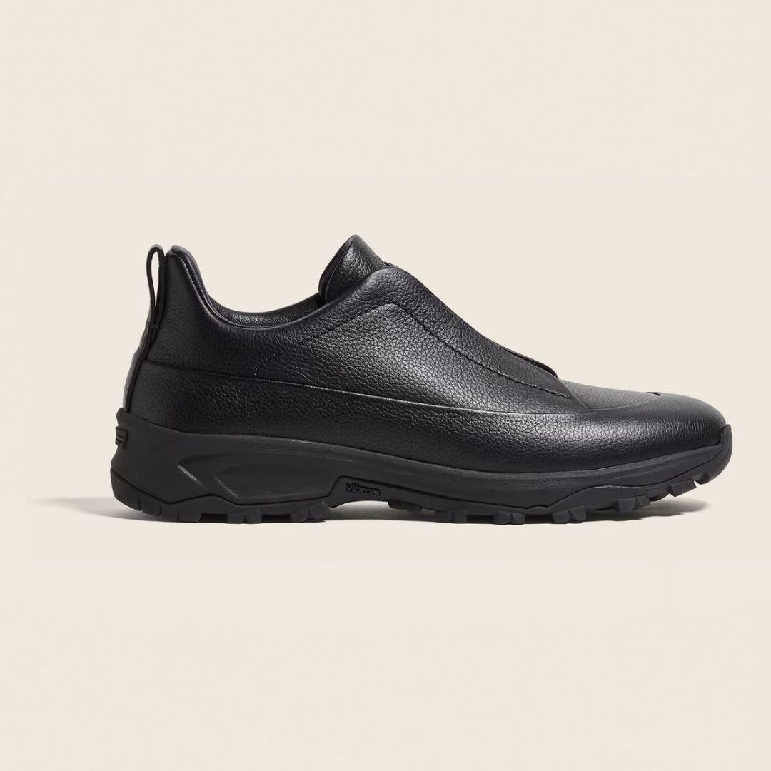 Zegna 'Black Leather'