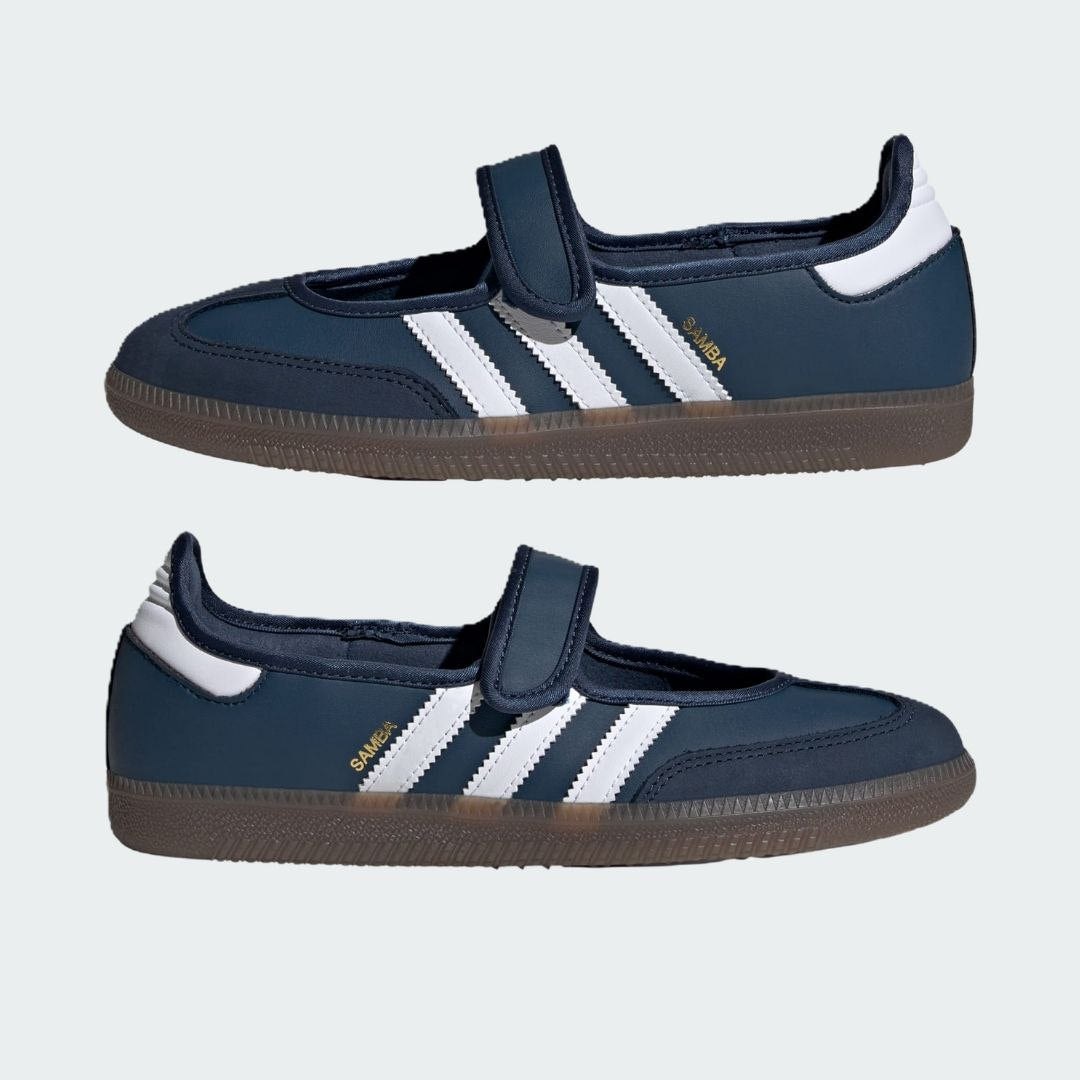 Adidas Samba Jane 'crew navy white gold metallic'