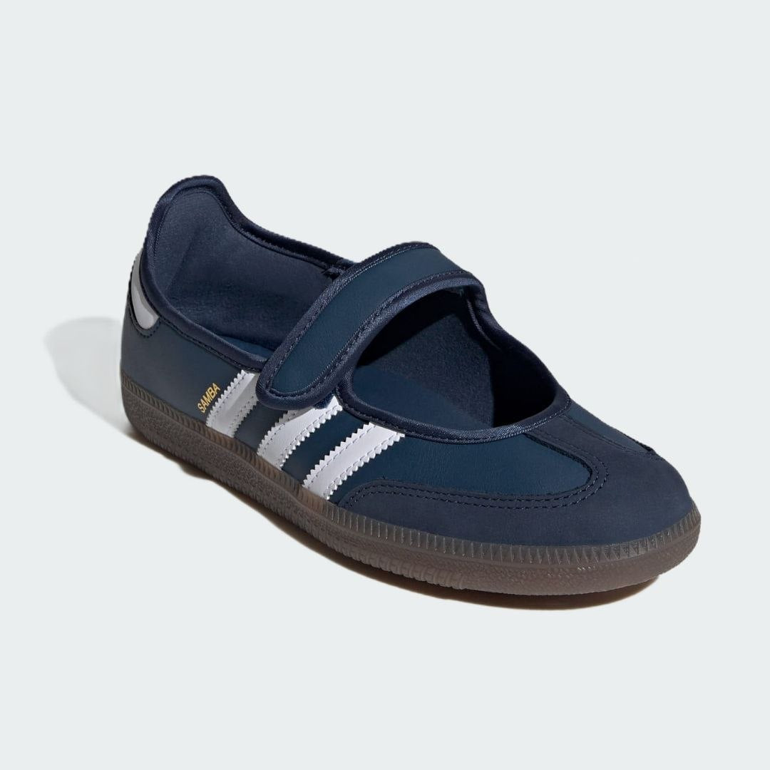 Adidas Samba Jane 'crew navy white gold metallic'