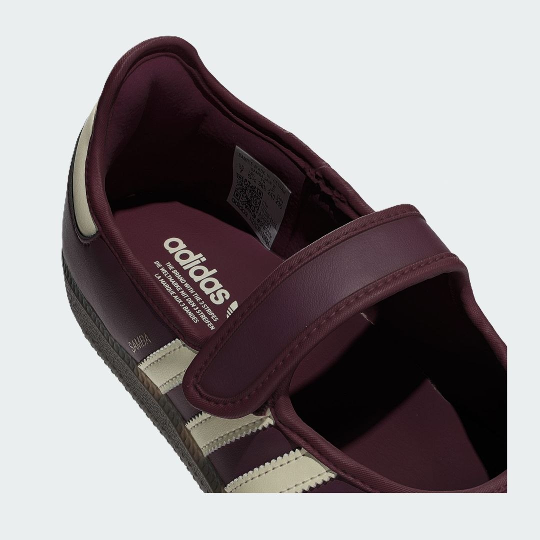 Adidas Samba Jane 'Maroon Cream White Gold Metallic'