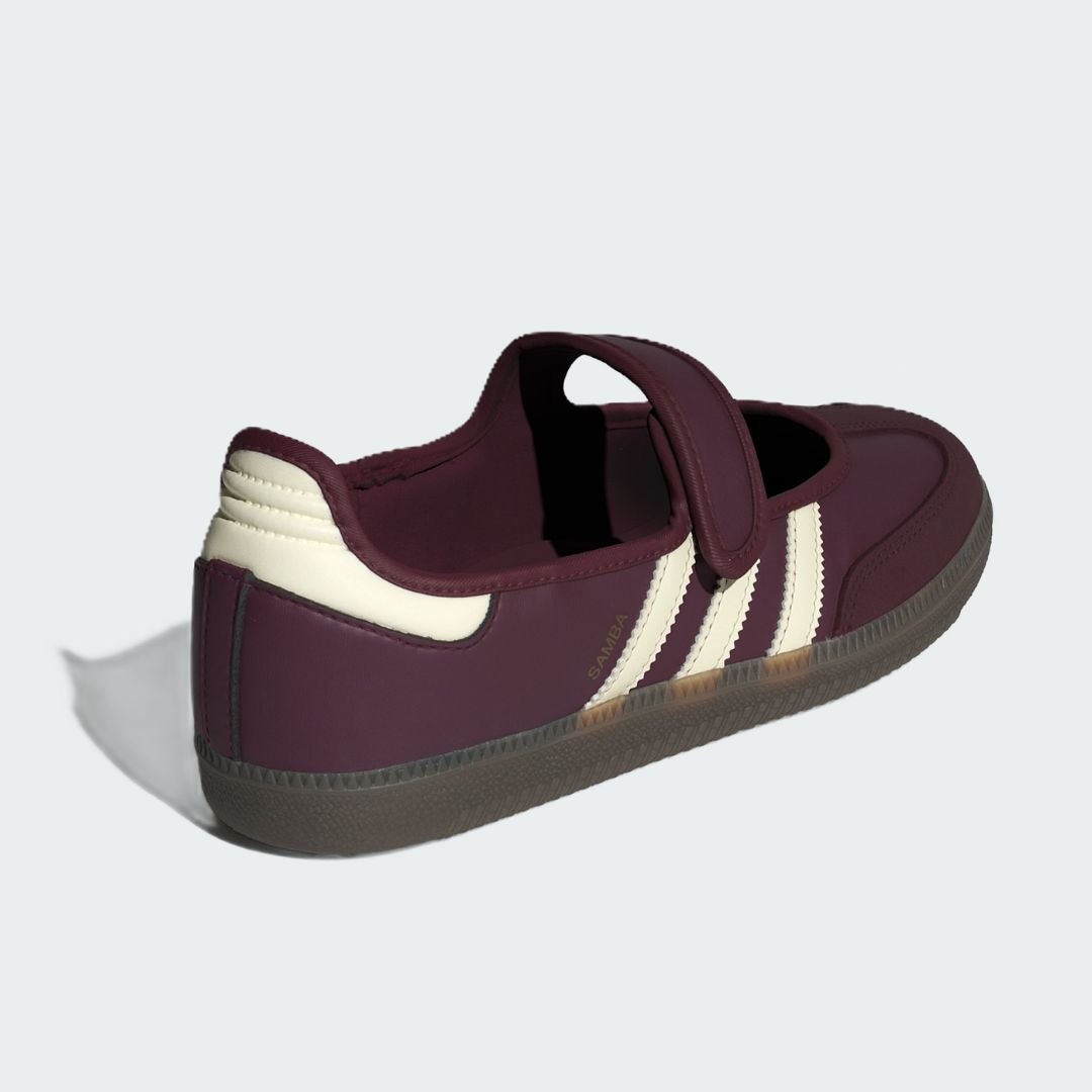 Adidas Samba Jane 'Maroon Cream White Gold Metallic'