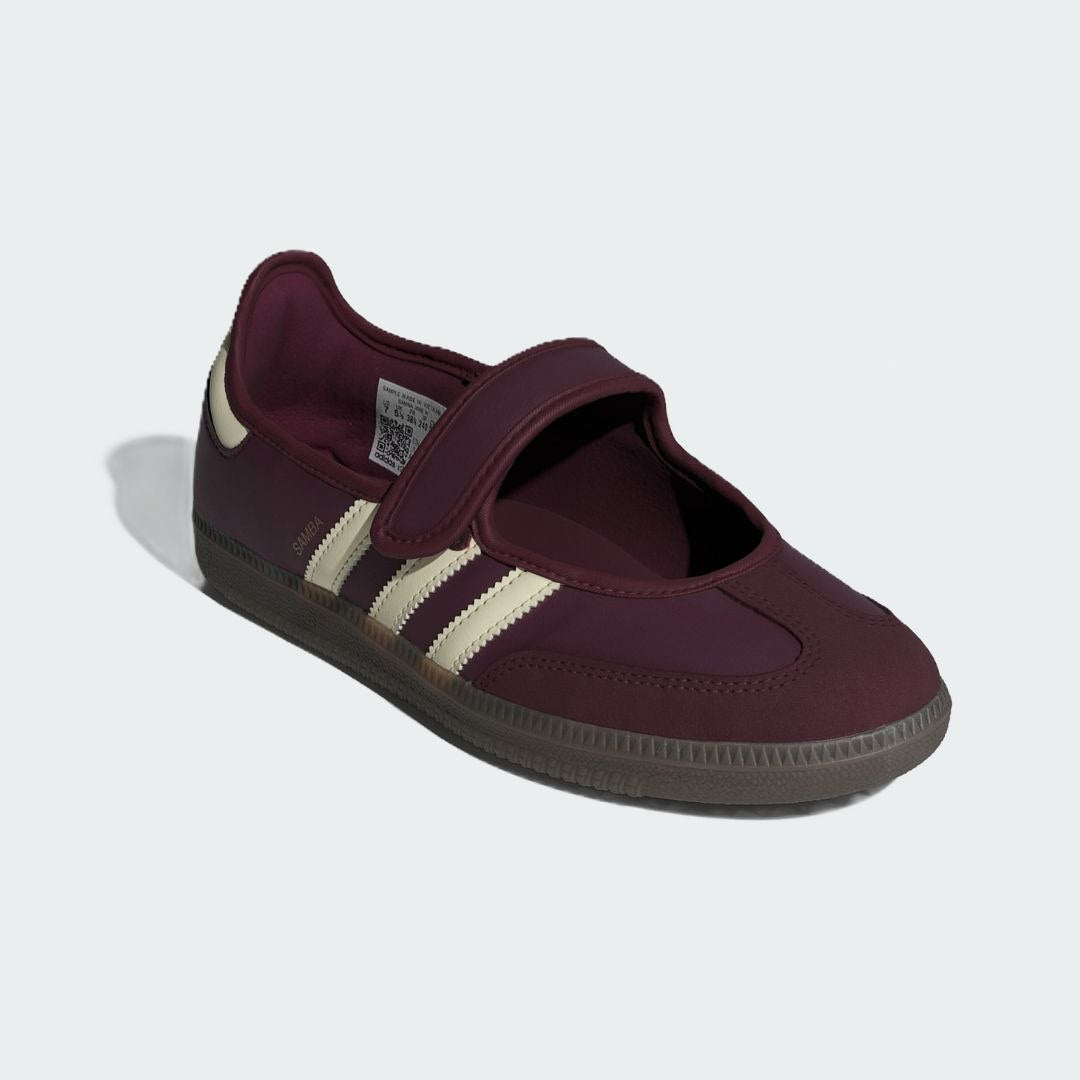 Adidas Samba Jane 'Maroon Cream White Gold Metallic'