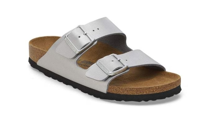 Birkenstock Arizona 'Silver'