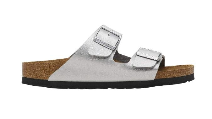 Birkenstock Arizona 'Silver'